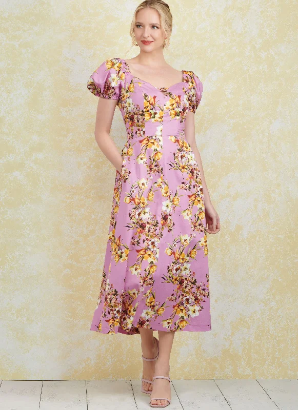 Simplicity Sewing Pattern 9918 Misses' Dress with Sleeve and Length Variations