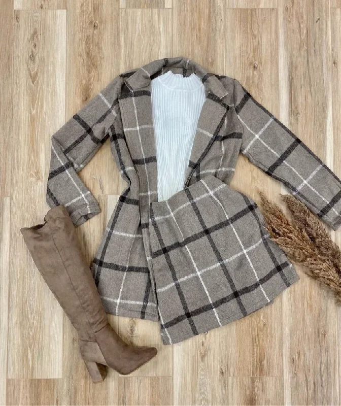 Driftwood Plaid Skirt