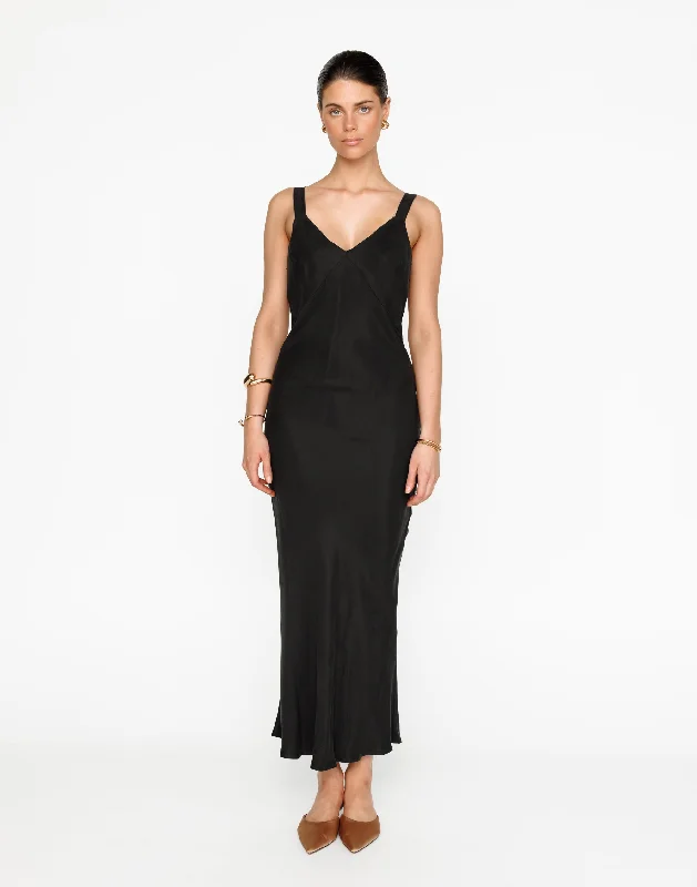 Kirsty Maxi Dress (Black)