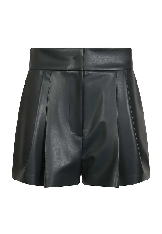 Anatolia Vegan Leather Formal Shorts