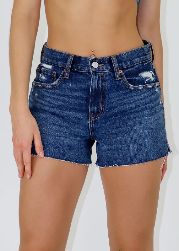 Electric Touch Shorts ★ Dark Wash