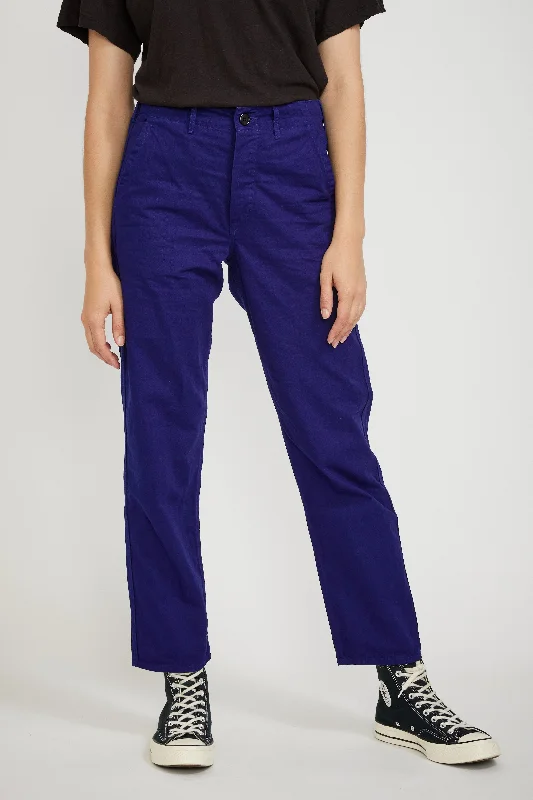 French Work Pant Blue Womens