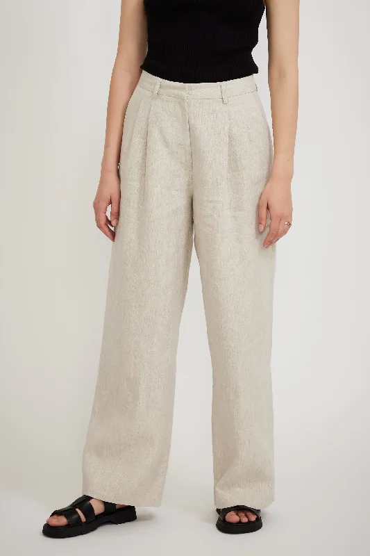 Maeve Linen Pant Oat