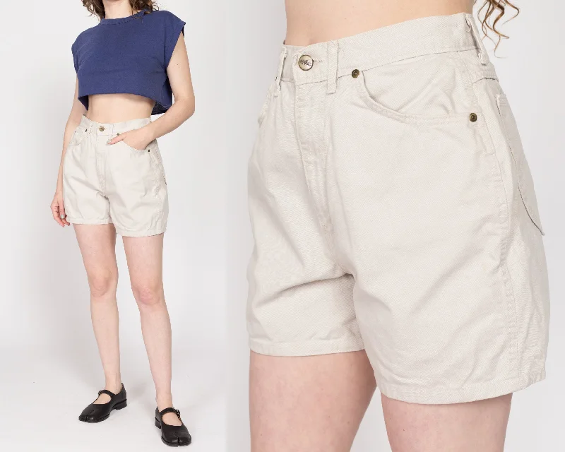 Medium 90s Khaki High Waisted Shorts 29"