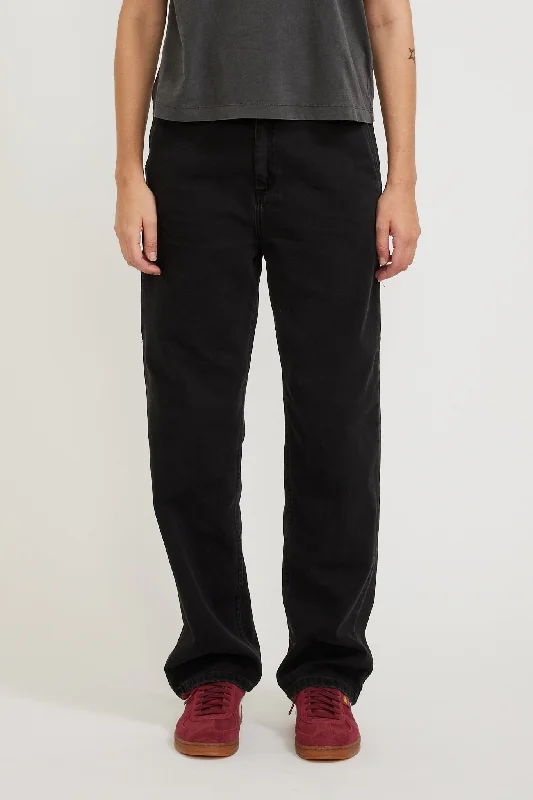 Women's Pierce Pant Straight Black Stone Washed