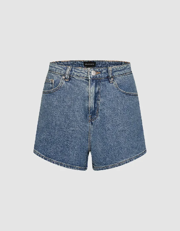 Regular Denim Shorts