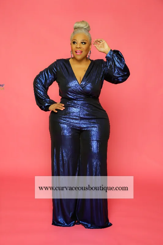 Royal Blue Regal Collection Jumpsuit