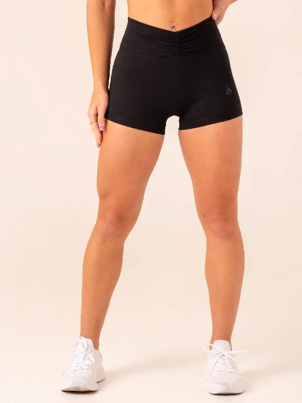 Tempo Booty Shorts - Black