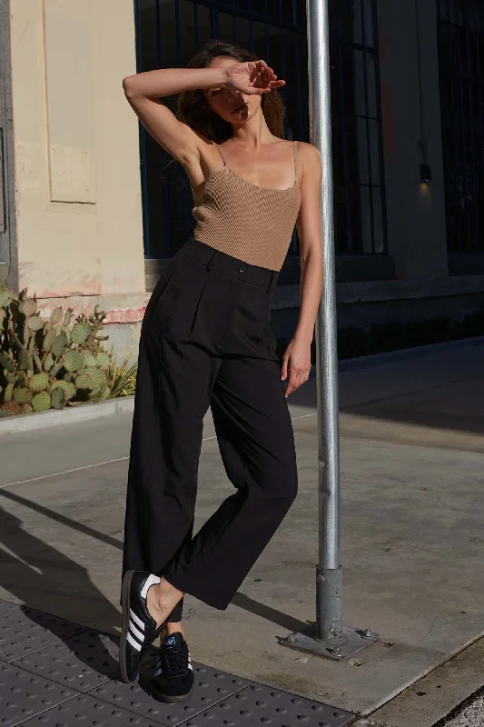 Vision Statement Pleat-Front Peg Pants