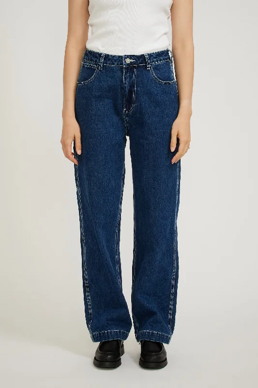 Womens Carpenter Pant Washed Indigo