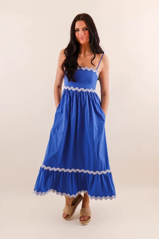 See The Better Side Maxi Dress-Blue