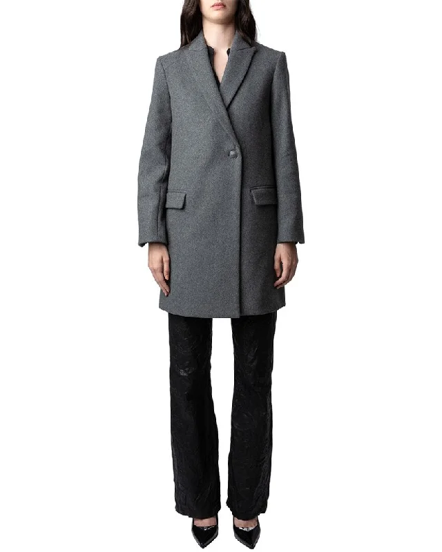 Zadig & Voltaire Marco Wool-Blend Coat