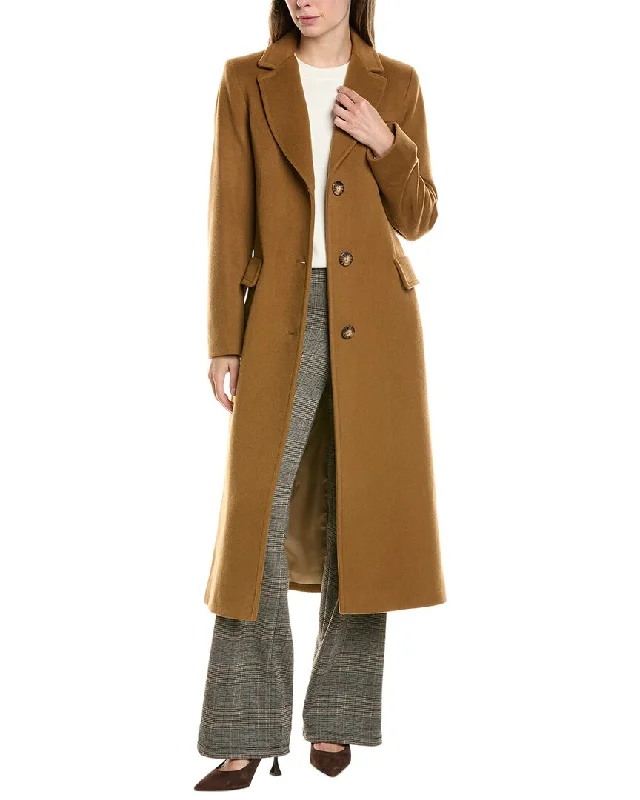 Fleurette Long Wool Coat