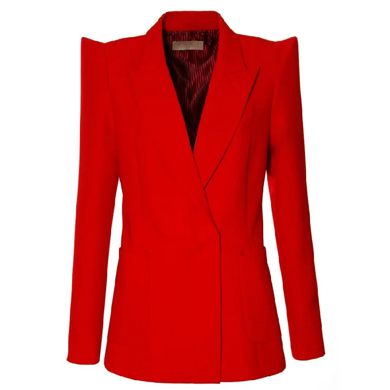 FUTURISTIC BLAZER "SAMANTHA" IN TRUE RED