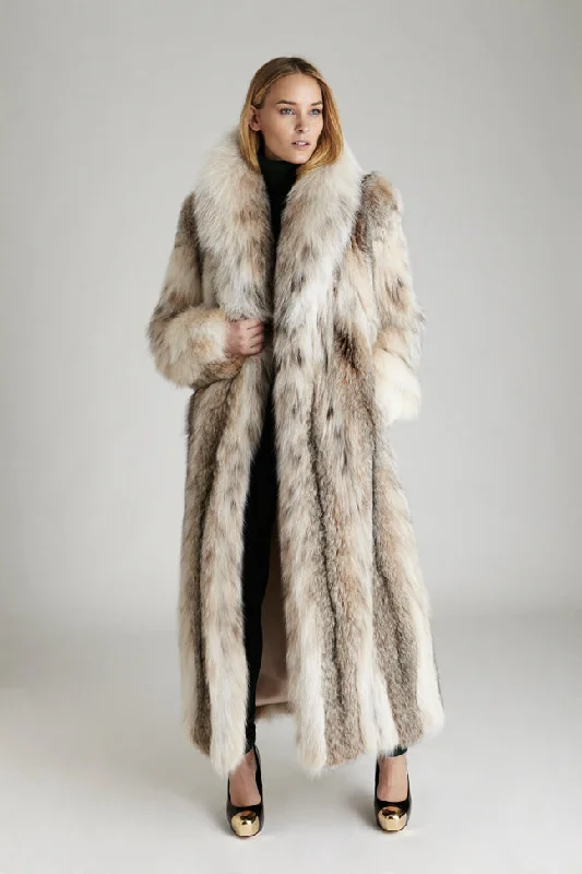 Helene Canadian Lynx Fur Coat