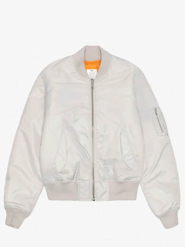 Stussy Built Bomber Jacket - Grey