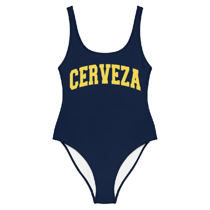 Cerveza Navy Swimsuit