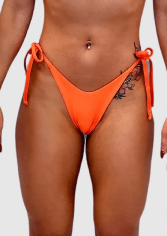 Orange Bikini Bottom Barbie Tie V