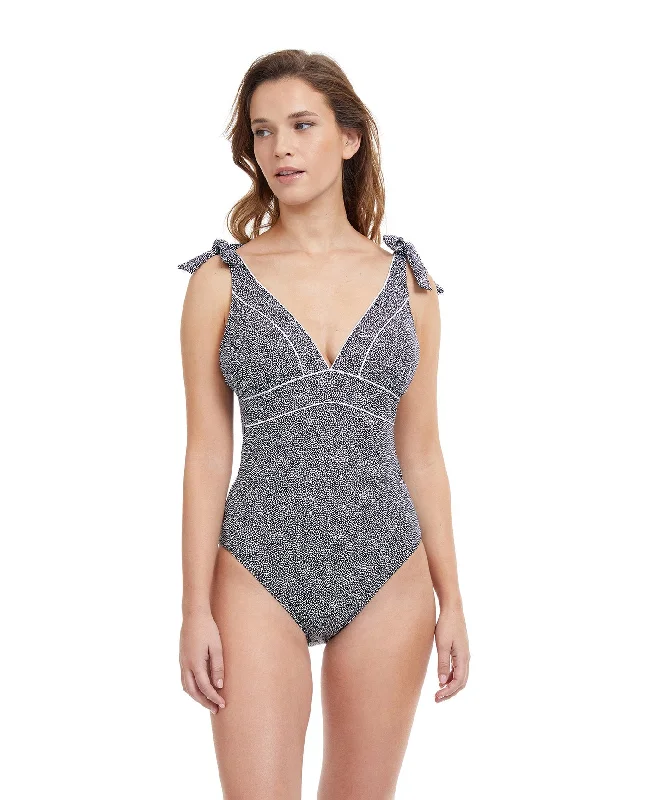 Profile By Gottex Colette V-Neck One Piece Swimsuit