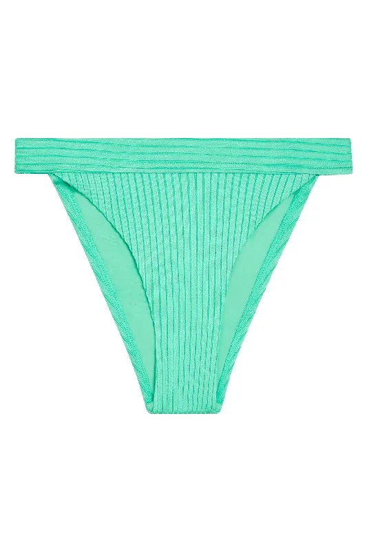 Santorini Bottom - Turquoise Wide Rib