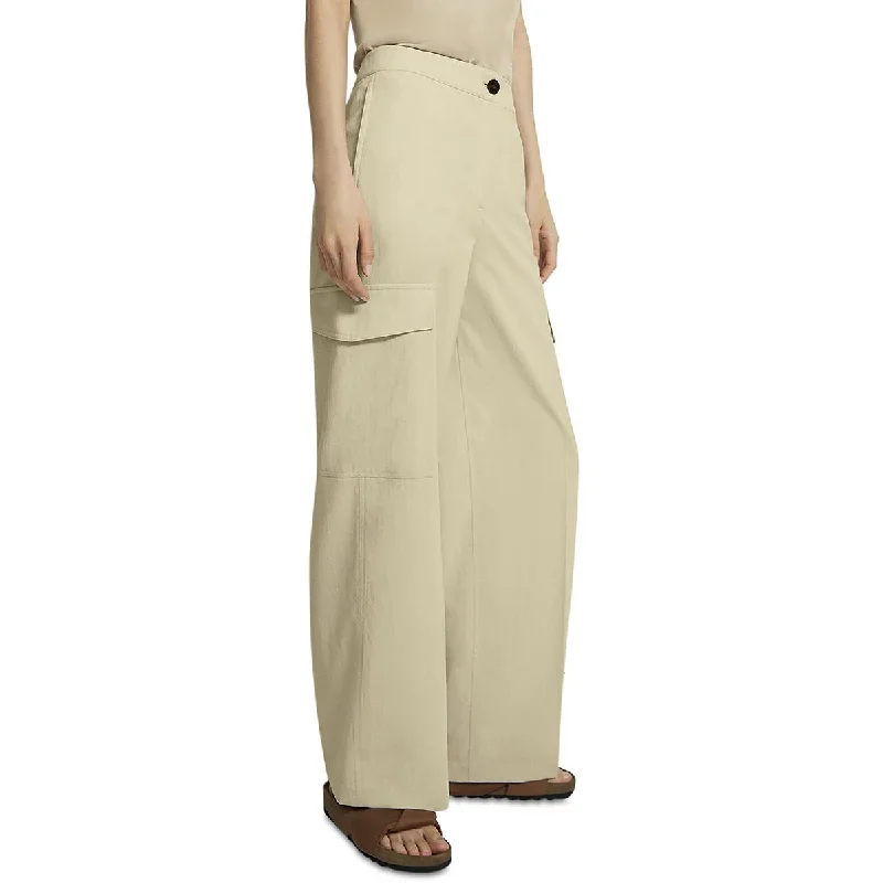 Theory Womens Solid  Cargo Pants