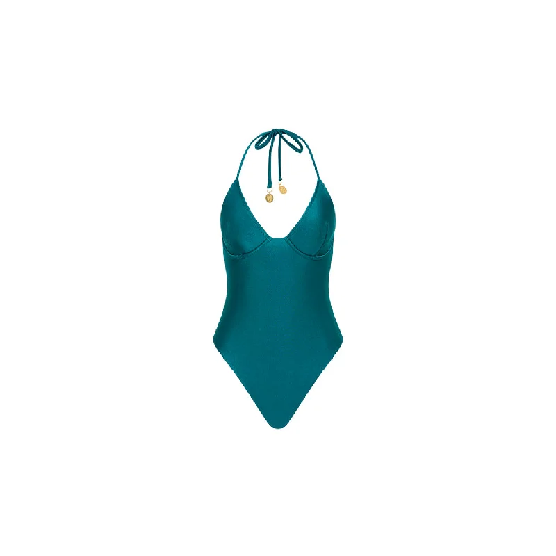 Triangle Underwire Cheeky One Piece - Cenote