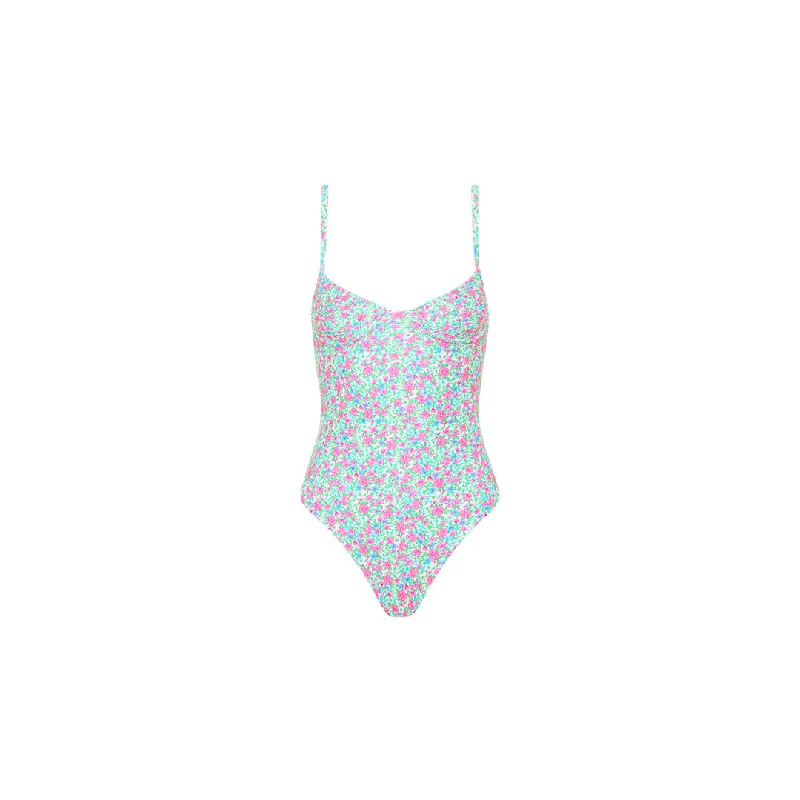 Underwire Cheeky One Piece - Sweet Pea