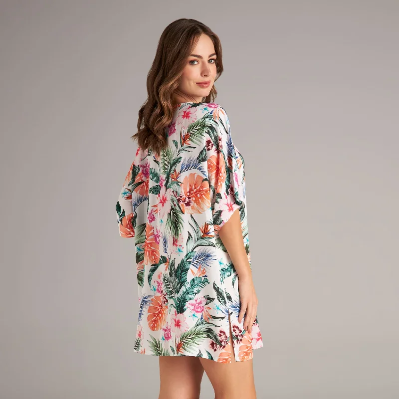 HAWAIIAN TERRACE CELIA TUNIC COVER-UP