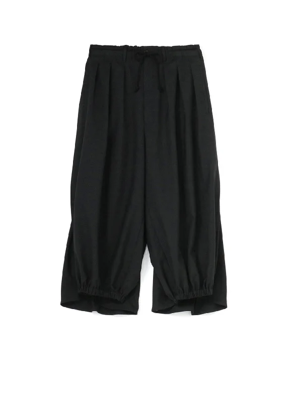 WOOL/POLYESTER GABARDINE CROW PANTS