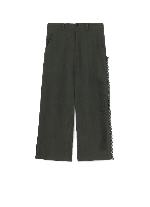 LINEN LONG STRAIGHT PANTS