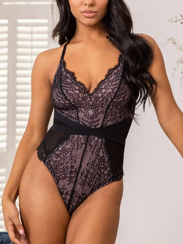 Pour Moi Dark Romance Thong Bodysuit